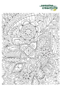 coloriage mandala Crayola