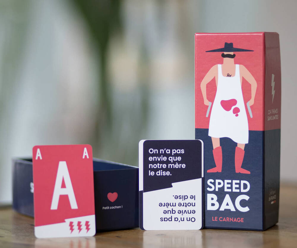 jeu de société SPEED BAC ROUGE